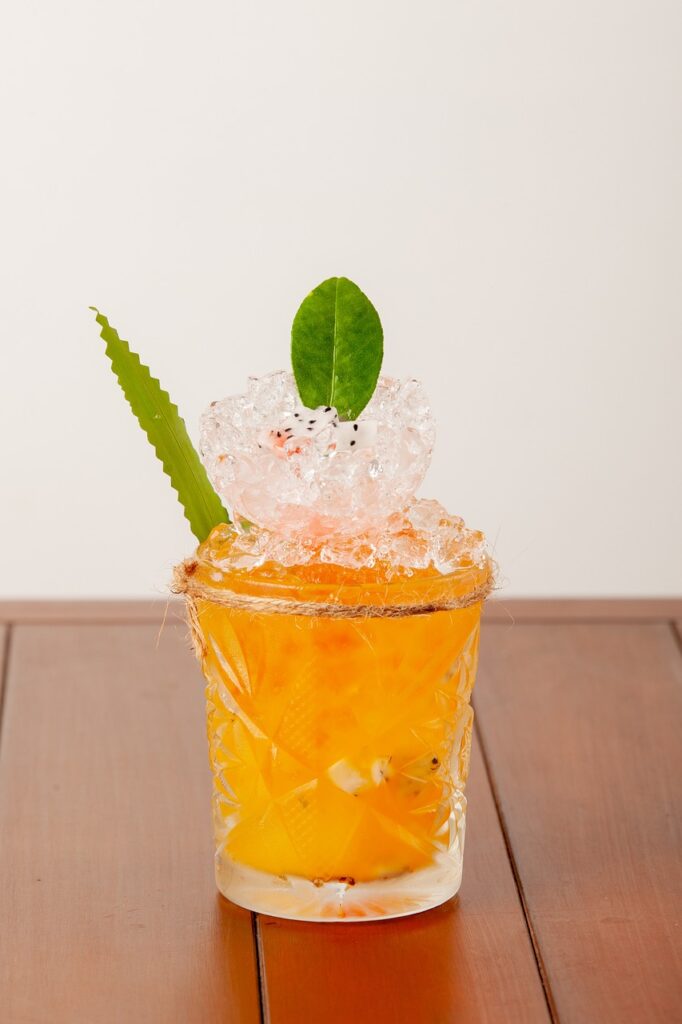 Orange Whiskey Smash