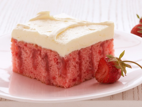 Strawberry mix cake