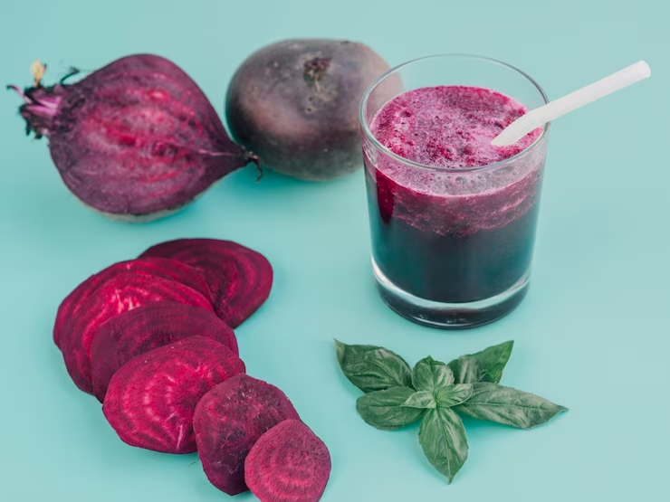 Beetroot Slices and Juice