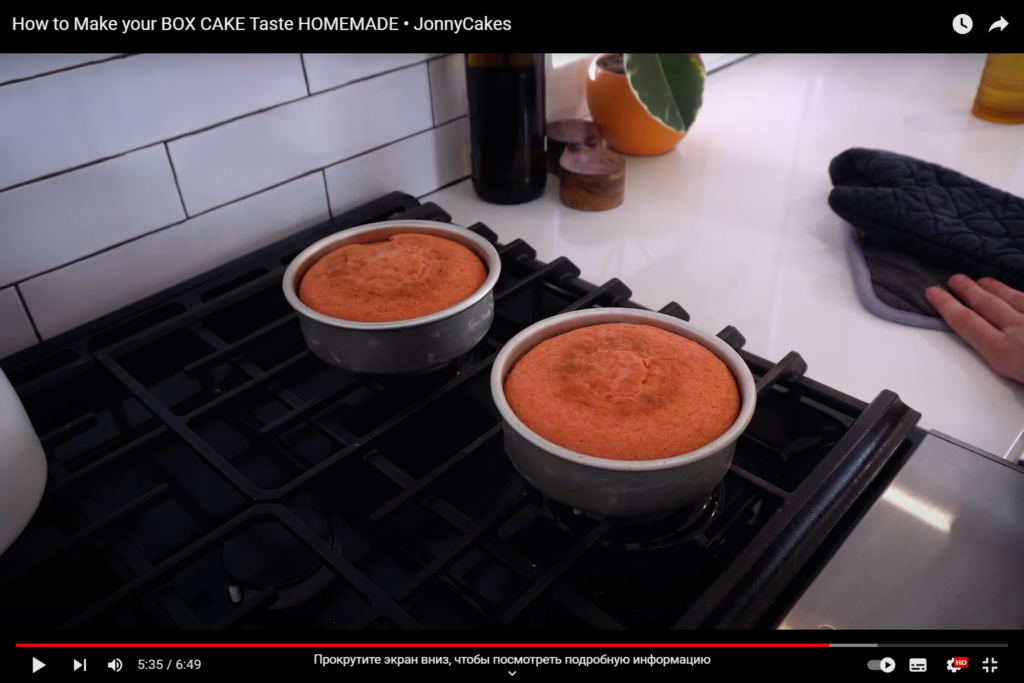 Two pies on the stove